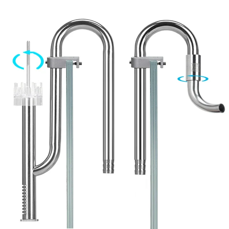 Cleaner Fish Aquarium - Filter Akuarium Inlet dan Outlet, Tabung