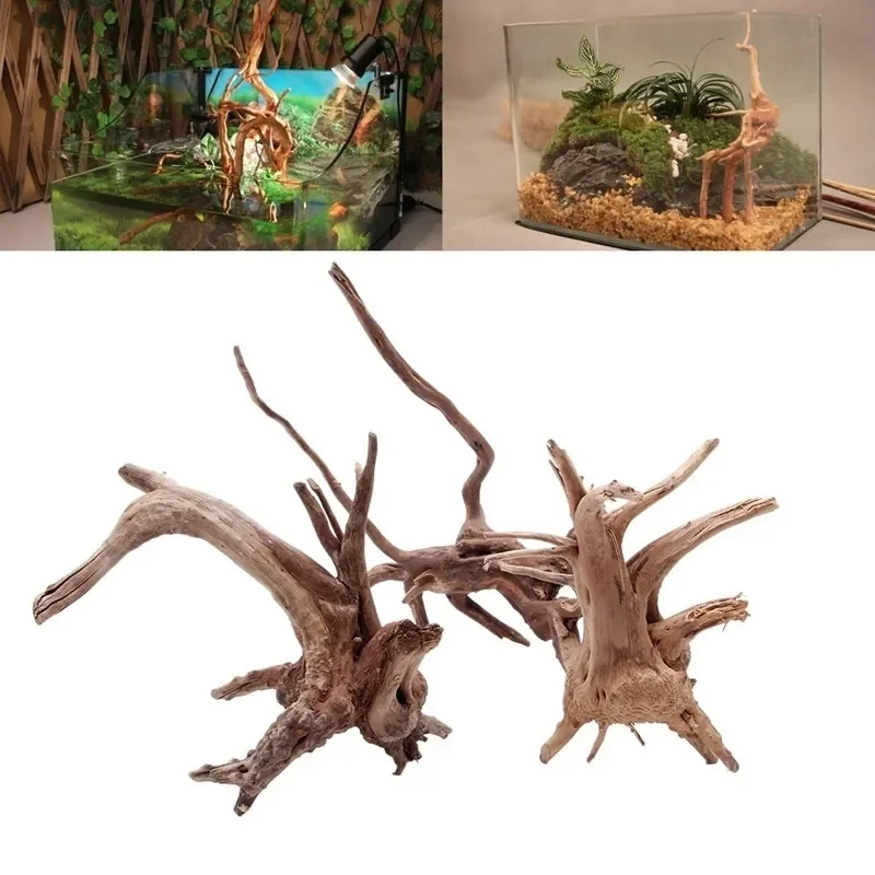 Aquarium Fish Hiding Places - Pohon alami kayu apung akuarium tangki