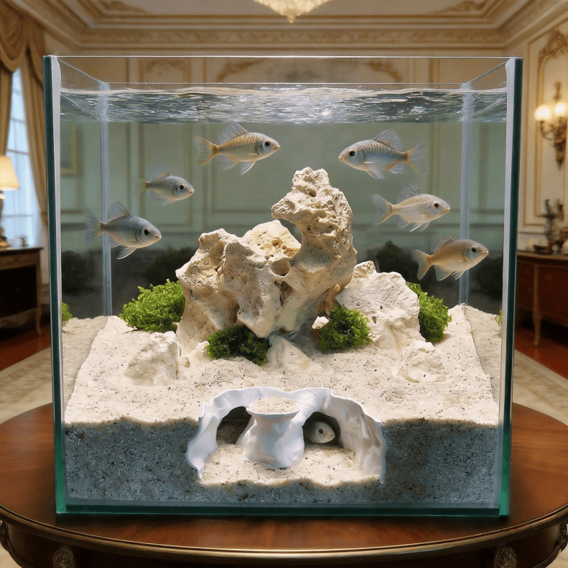 Aquarium Fish Hiding Places - Dekorasi akuarium dapat meningkatkan rasa hierarki