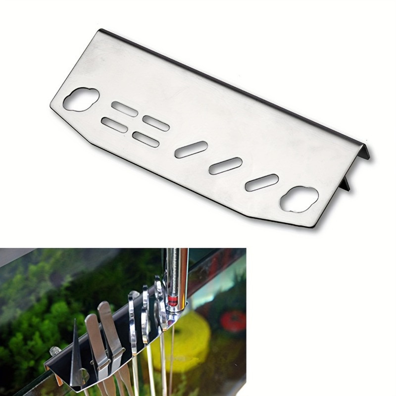 Cleaner Fish Aquarium - Pemegang alat pembersih akuarium Stainless Steel,