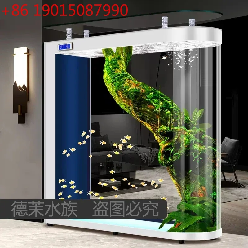 Aquarium Xxl - Akuarium kaca dari lantai hingga langit-langit,