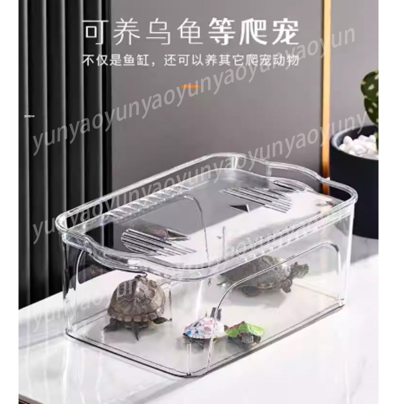 Aquarium Fish Unique - Mangkuk Akuarium Mini Transparan untuk Budidaya