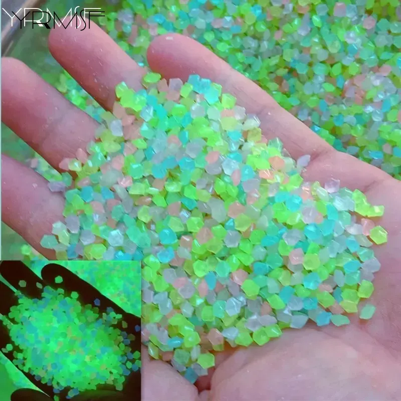 Aquarium Fish That Glow In The Dark - 1000 Buah 3-5Mm Pasir Bercahaya Menyala