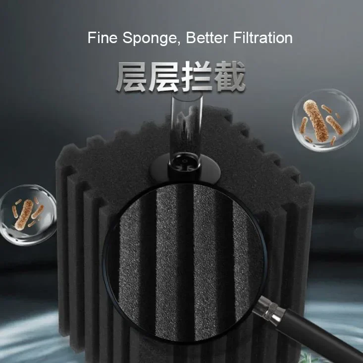 Filter spons Bio besar baru un - Aquarium Xxl ulasan dan harga