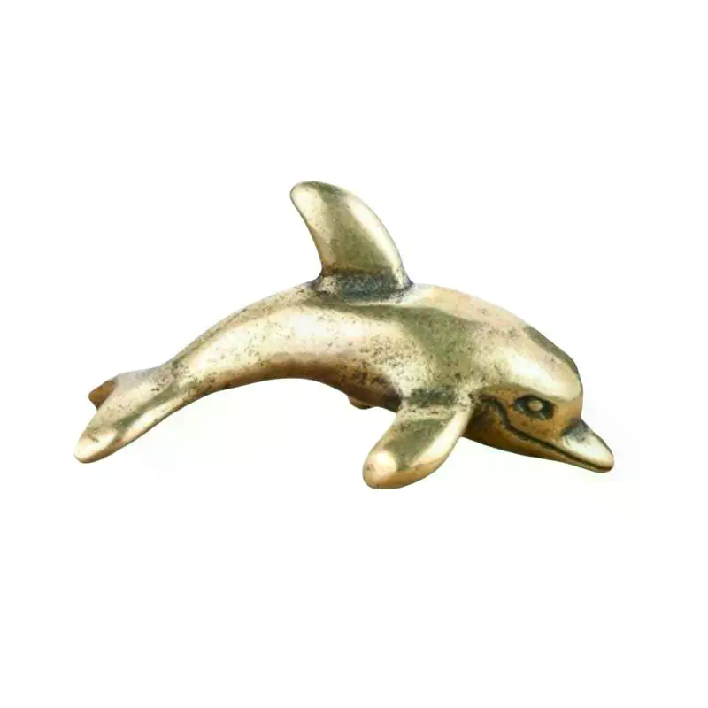 Patung Lumba-lumba Kuningan Vi - Aquarium Fish Dolphin ulasan dan harga