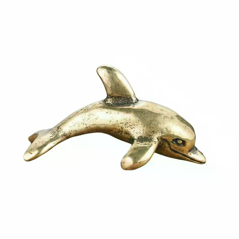 Patung Lumba-lumba Kuningan Vi - Aquarium Fish Dolphin ulasan dan harga