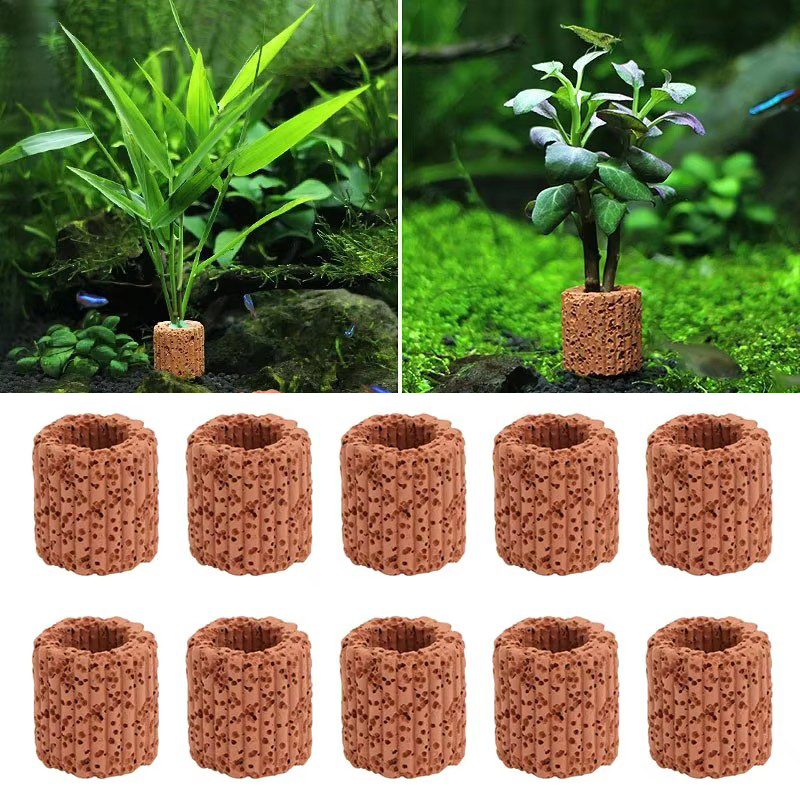 Cincin Tetap Tanaman Air untuk - Aquarium Fish Hiding Places ulasan dan harga