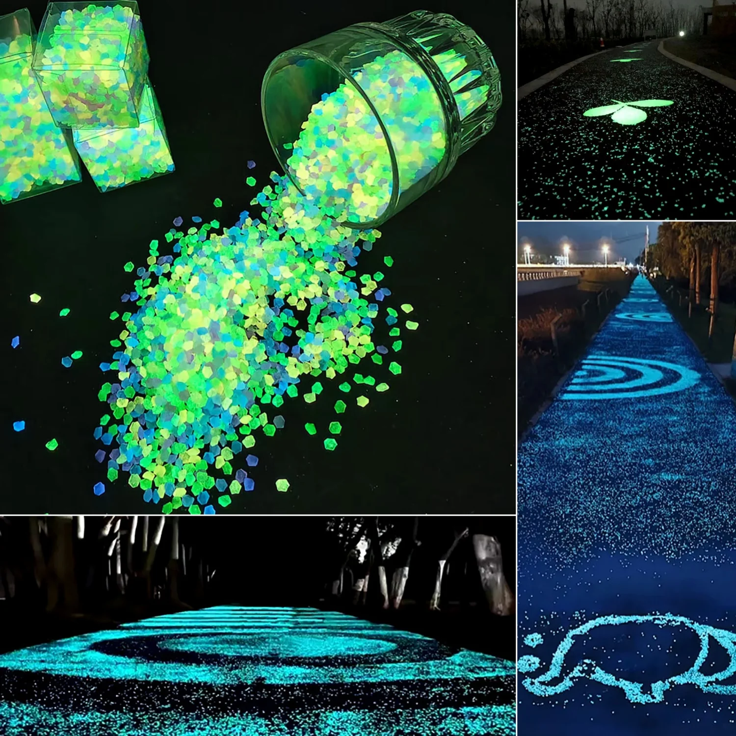 Pasir Bercahaya 50g/Kantong 3- - Aquarium Fish That Glow In The Dark ulasan dan harga