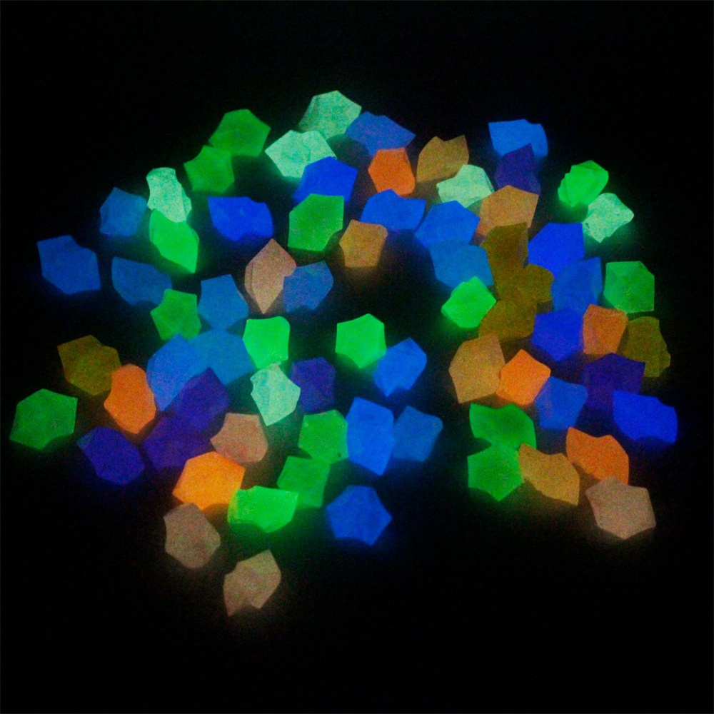 100 Buah 14*11Mm Kerikil Gelap - Aquarium Fish That Glow In The Dark ulasan dan harga