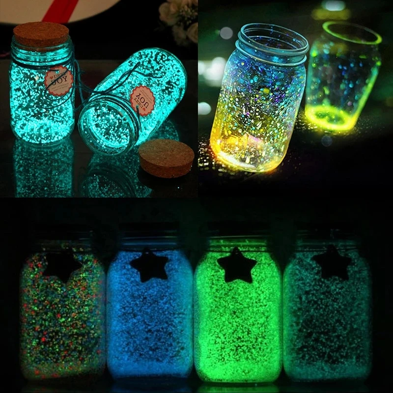 1000 buah 3-5mm pasir bercahay - Aquarium Fish That Glow In The Dark ulasan dan harga