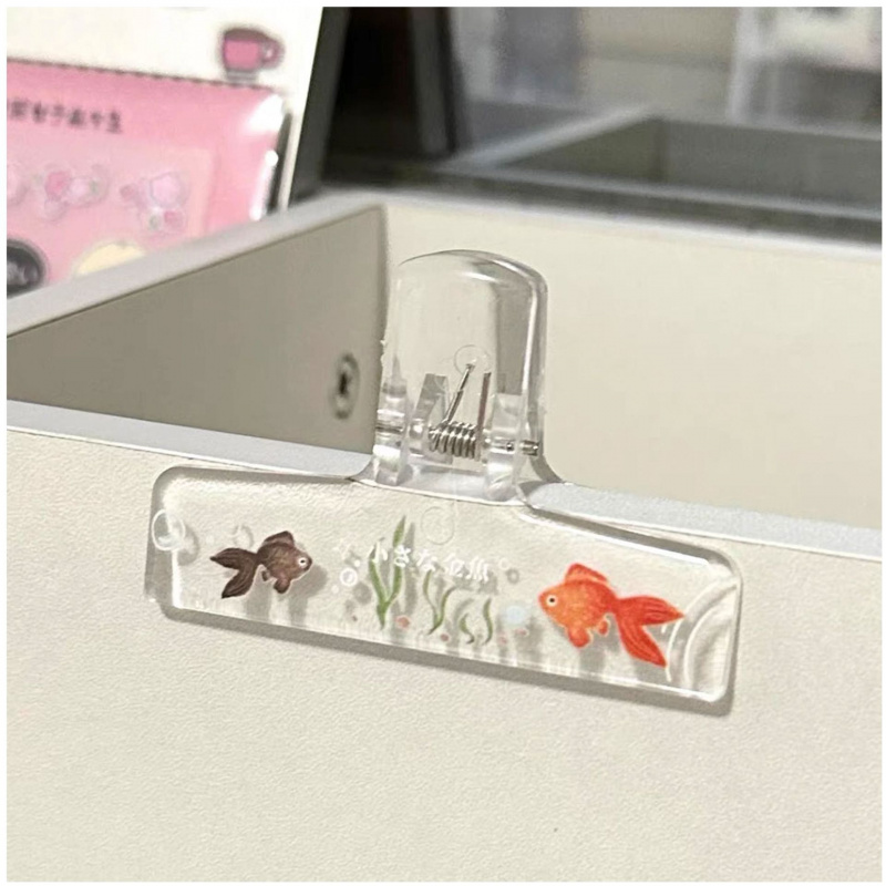1 Buah Klip Binder Ikan Mas Ak - Aquarium Fish Goldfish ulasan dan harga