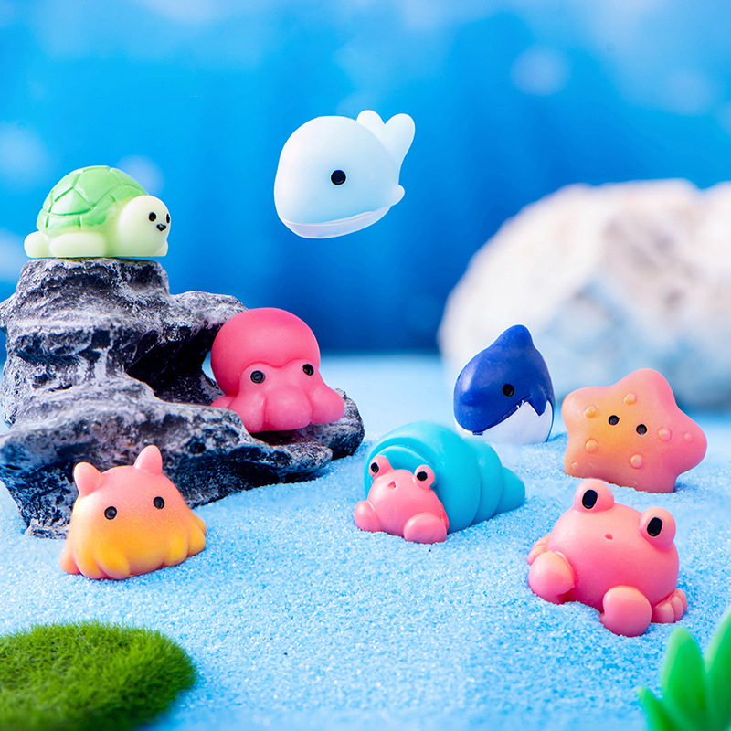 Resin kreatif hewan laut lumba - Aquarium Fish Dolphin ulasan dan harga