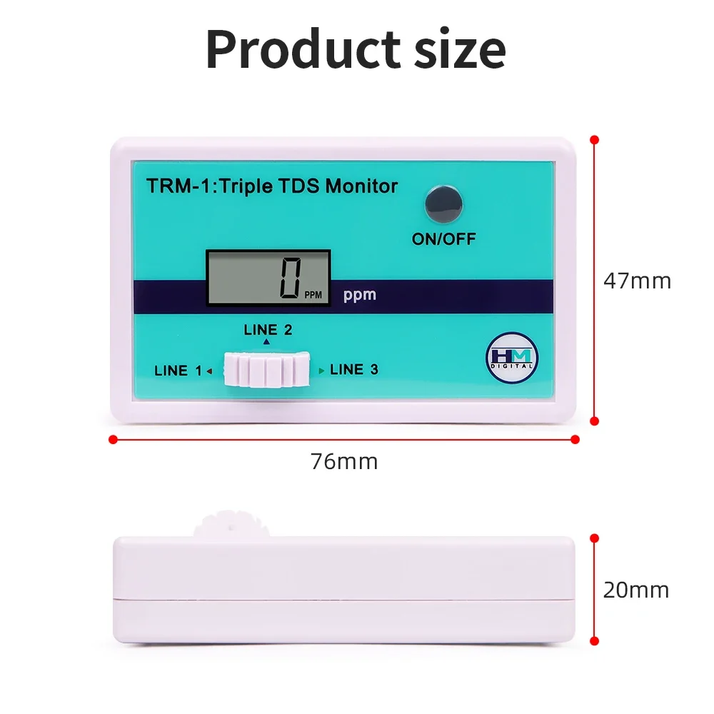 SM1 Single/TRM1 Triple TDS Met - Aquarium Fish Online ulasan dan harga