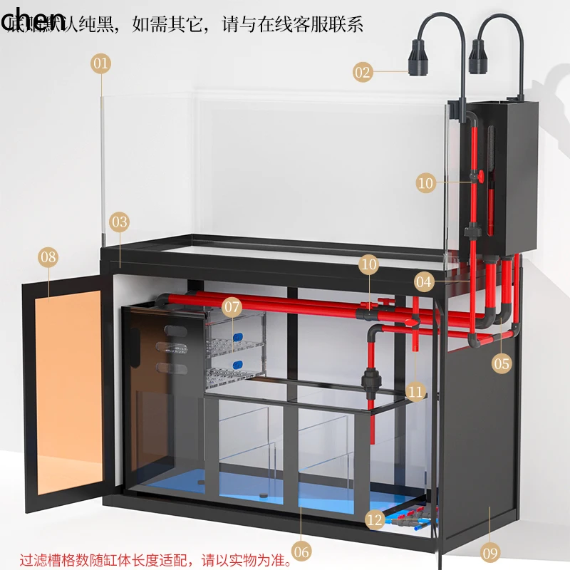 Akuarium ikan hias YFY model r - Aquarium Fish Goldfish ulasan dan harga