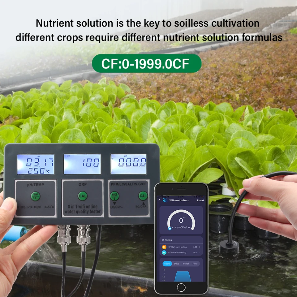 WiFi Digital PH ORP TDS EC Sal - Aquarium Fish Online ulasan dan harga