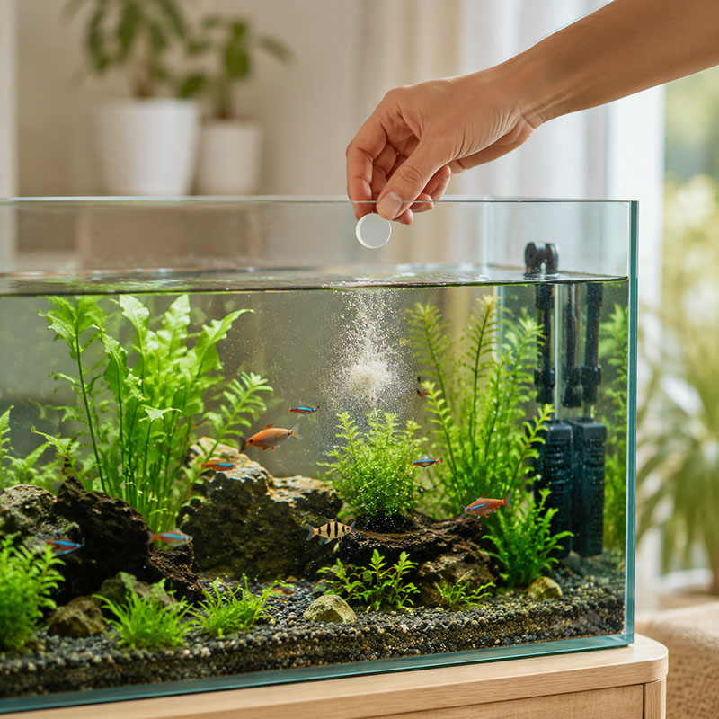 Tablet Penghilang Alga Akuariu - Cleaner Fish Aquarium ulasan dan harga
