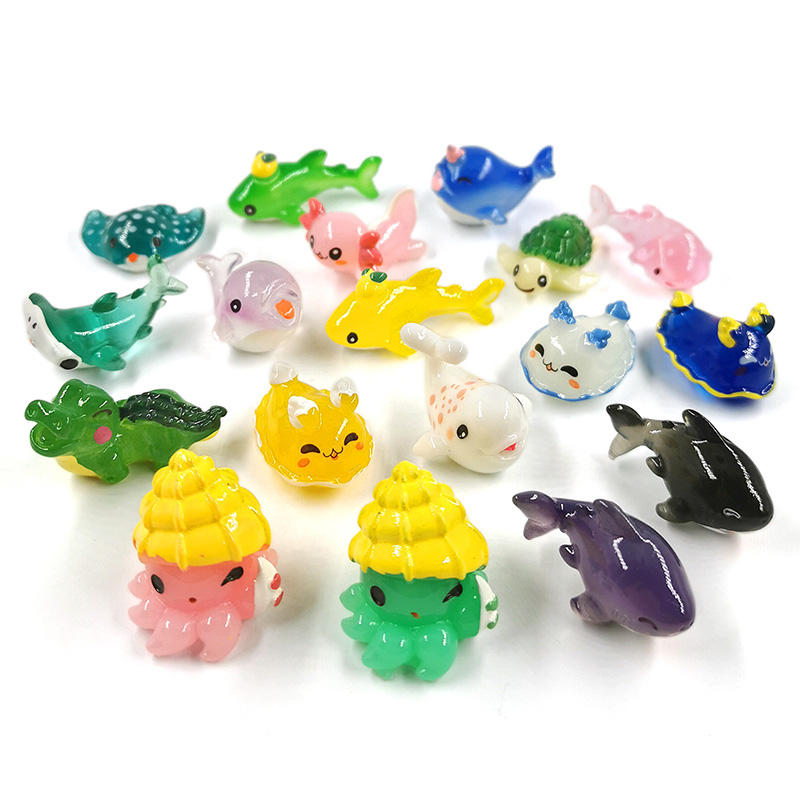 10 buah Figurine ikan laut kur - Aquarium Fish Dolphin ulasan dan harga
