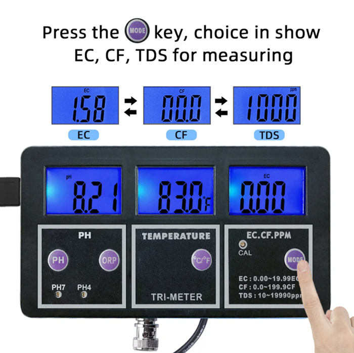 Pengukur PH/ORP/TDS/EC/TEMP 5  - Aquarium Fish Online ulasan dan harga