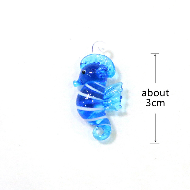 6 pcs hiasan kaca mini hewan l - Aquarium Fish Dolphin ulasan dan harga