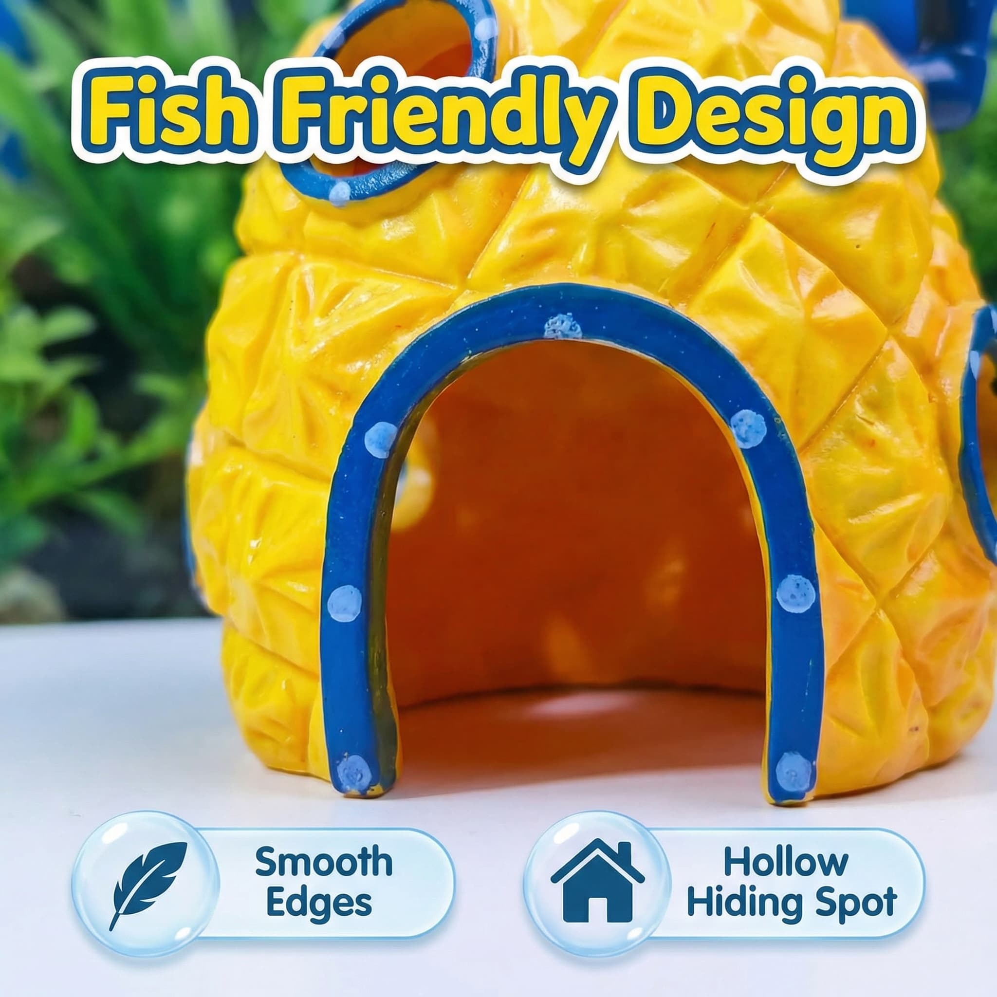 Dekorasi Akuarium Rumah Nanas, - Aquarium Fish Hiding Places ulasan dan harga