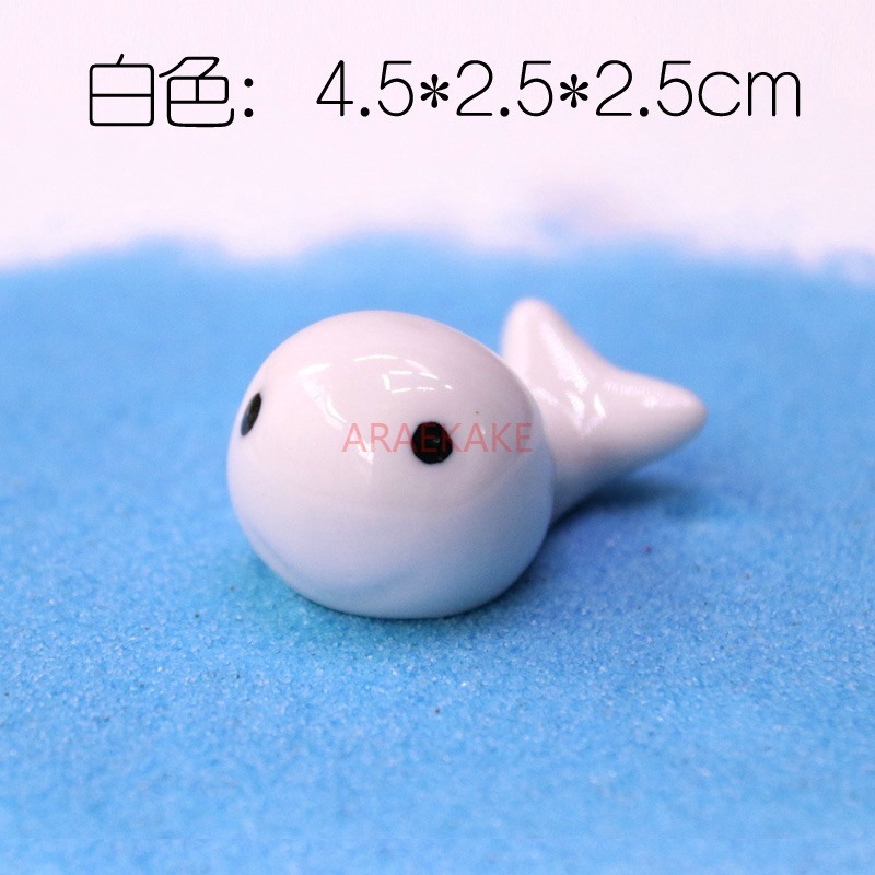 Ornamen keramik paus dan lumba - Aquarium Fish Dolphin ulasan dan harga