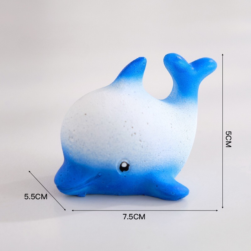 Patung Hewan Laut Mini Tangki  - Aquarium Fish Dolphin ulasan dan harga